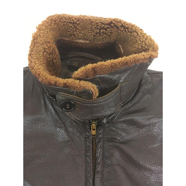 古着 50s 米軍 US.NAVY MIL-J-7823(AER) 初期 ステンシル ムートン襟