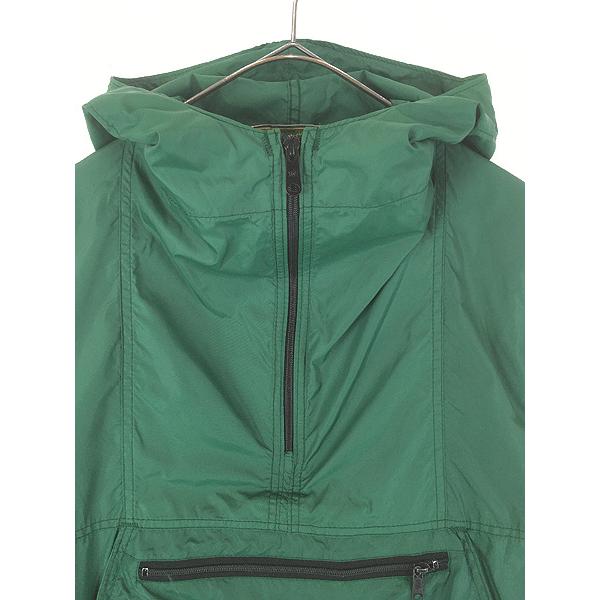 古着 80s USA製 LL Bean プルオーバー ナイロン アノラック パーカー