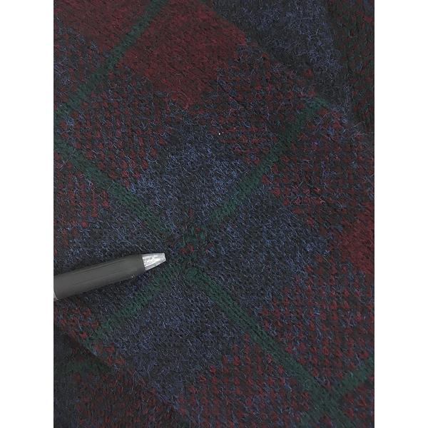 古着 60s Forum Sportswear チェック シャギー アクリル モヘア ウール 