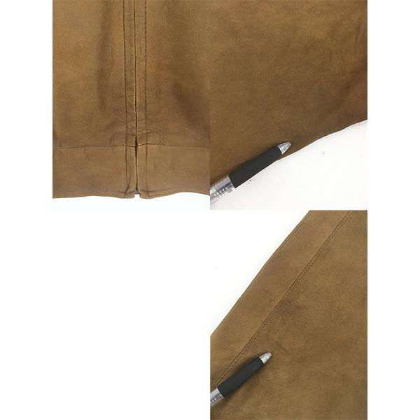 古着 90s Neiman Marcus 本革 ヌバック スエード レザー デザイン