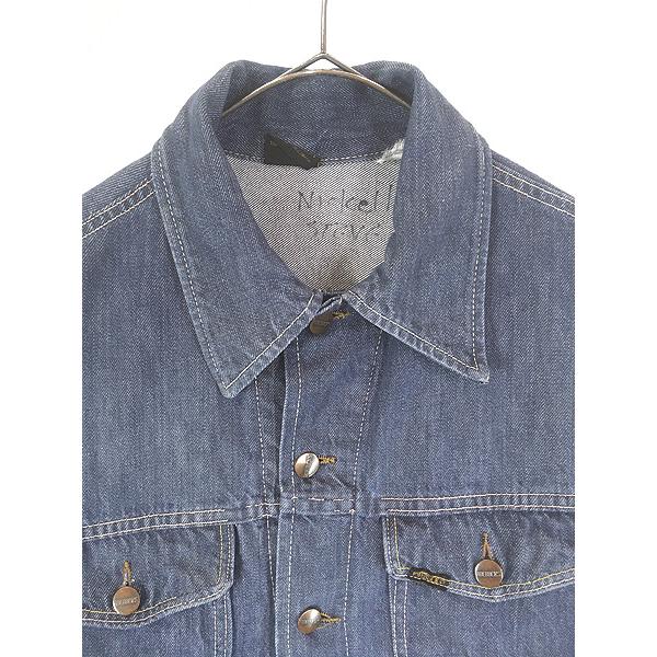 古着 70s Sears ROEBUCKS ミミ付 & 混合ステッチ サルファ デニム