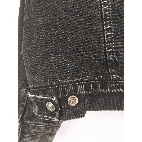 古着 90s USA製 Levi's 70629-4159 オール ブラック デニム ボア