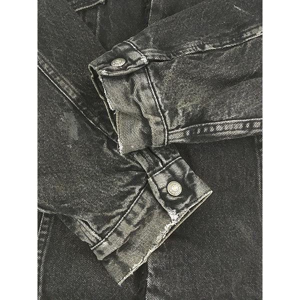 古着 90s USA製 Levi's 70629-4159 オール ブラック デニム ボア