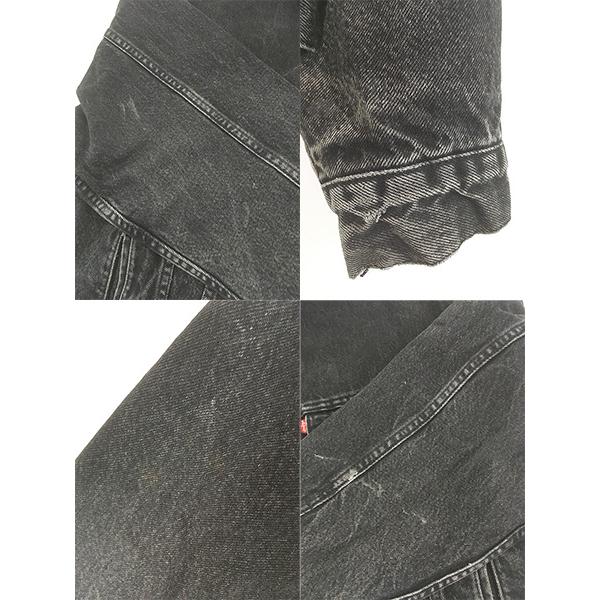 古着 90s USA製 Levi's 70629-4159 オール ブラック デニム ボア