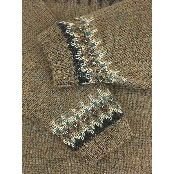 古着 60s USA製 Jantzen フェアアイル ボーダー シャギー モヘア