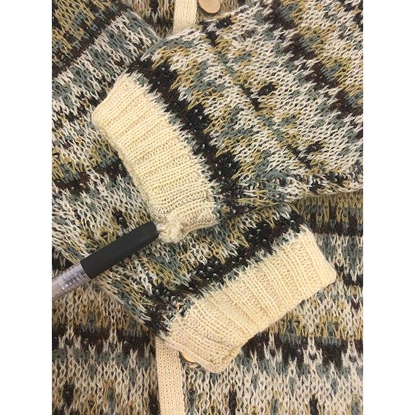 古着 60s USA製 Jantzen フェアアイル ボーダー シャギー モヘア