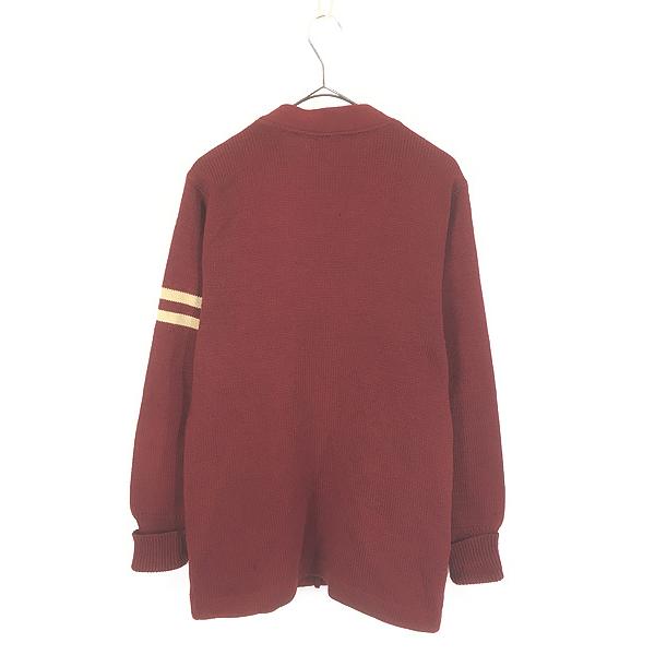 古着 40-50s Chamberlain's 畦編み ローゲージ ウール ニット アワード