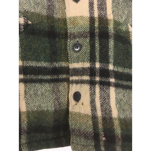 古着 60s Deacon Brothers 好配色 グリーン チェック ヘビー モヘア