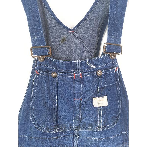 古着 70s USA製 BIG MAC Square Bak 100%コットン インディゴ デニム