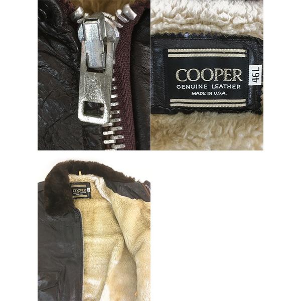 【USA製 80s 】Cooper G1レザージャケット 38 IDEAL本革 楽天市場】80年代 COOPER G-1タイプ レザーフライトジャケット USA製