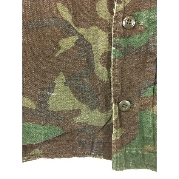 古着 80s 米軍 US NAVY 貴重!! ウッドランド カモ 迷彩 ミリタリー
