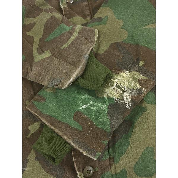 古着 80s 米軍 US NAVY 貴重!! ウッドランド カモ 迷彩 ミリタリー