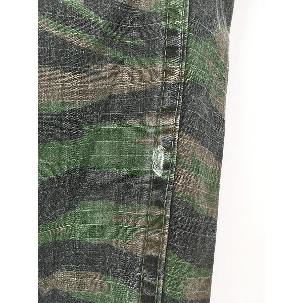 古着 90s USA製 ATLANCO タイガー ストライプ カモ 迷彩 ミリタリー