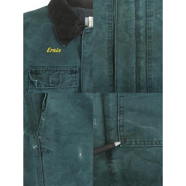 古着 80s USA製 Carhartt HTG ハンターグリーン ダック パデット
