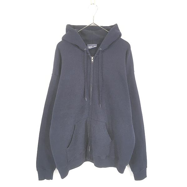 古着 90s USA製 Lee 無地 プレーン セットイン スウェット ジップ