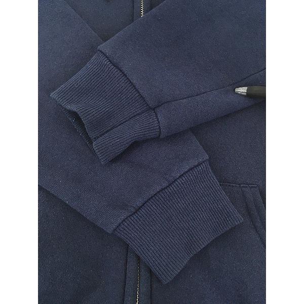 古着 90s USA製 Lee 無地 プレーン セットイン スウェット ジップ