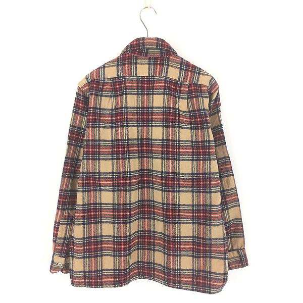 【希少・美品】PENDLETON 70’s ボードシャツ ボックスシャツ 開襟 70s USA製 PENDLETON ペンドルトン 開襟 フラップポケット オープン