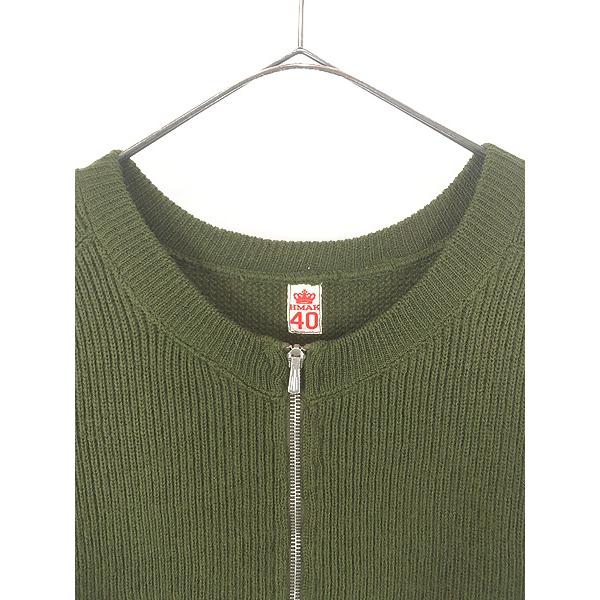 古着 50-60s デンマーク軍 LYSTA コの字 フルジップ ミリタリー
