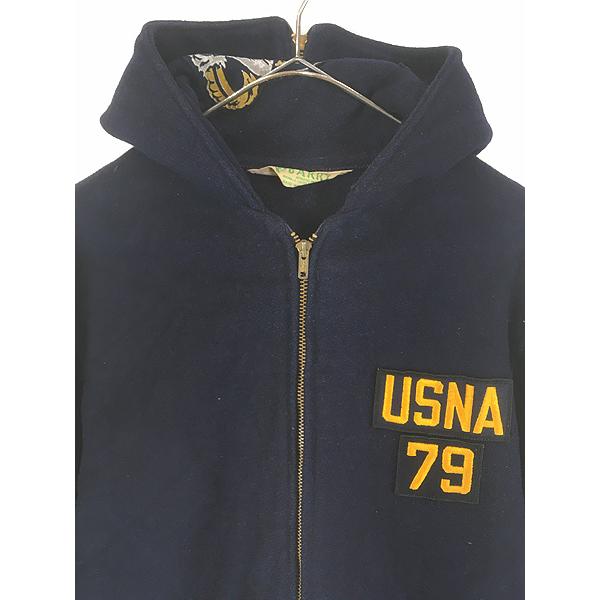 古着 60s 米軍 USNA 「NAVY」 パッチ ミリタリー メルトン ウール