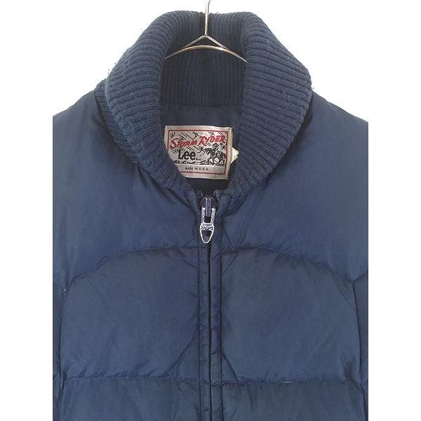 古着 70s USA製 Lee STORM RIDER ショールカラー キルティング シェル
