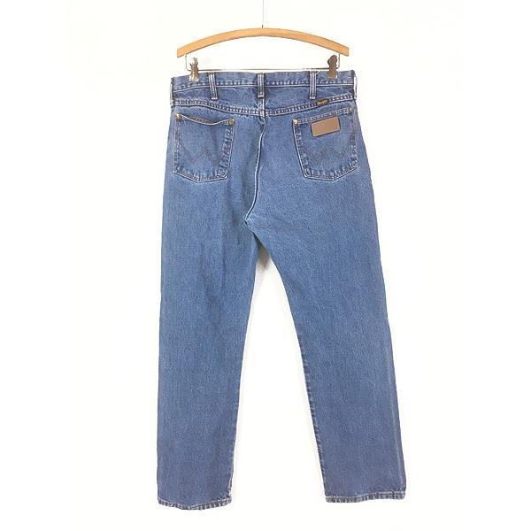 古着 90s USA製 Wrangler 13MWZGK ブルー デニム パンツ ジーンズ