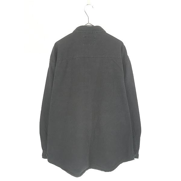 古着 90s Levi's Red Tab 100% コットン ブラック デニム シャツ XL