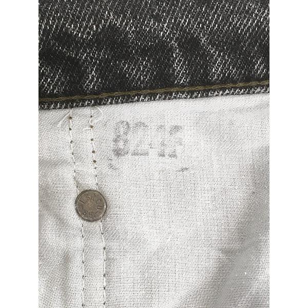 古着 90s USA製 Levi's 550-4858 「赤文字」 先染め ブラック デニム