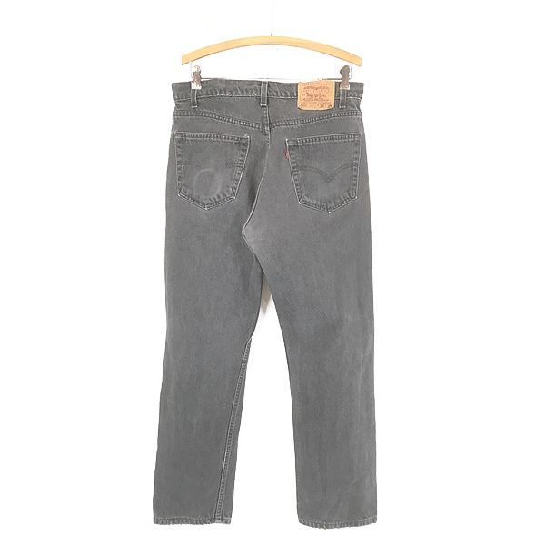 古着 90s USA製 Levi's 505-0260 サルファ ブラック デニム パンツ