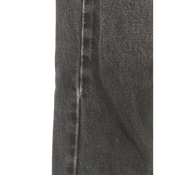 古着 90s USA製 Levi's 505-4159 サルファ スーパー ブラック デニム パンツ ジーンズ スリム W33 L32 古着 90s Levi's 505-4159 サルファ スーパー ブラック デニム パンツ