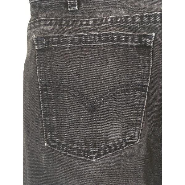 古着 90s USA製 Levi's 505-4159 サルファ ブラック デニム パンツ ジーンズ スリム W33 L29.5 古着 90s USA製 Levi's 505-4159 サルファ ブラック デニム パンツ