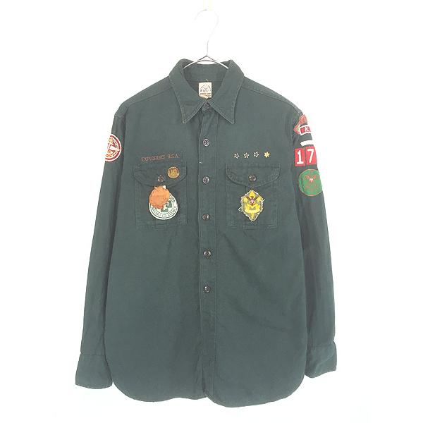 古着 50s BSA Boy Scout of America マチ付 コットンツイル