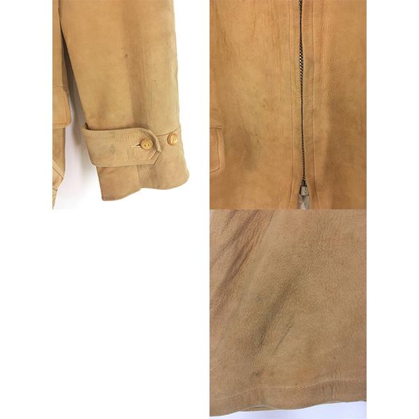 古着 50s USA製 McGREGOR 本革 スエード レザー スポーツ ジャケット コート 46 古着 50s USA製 McGREGOR 本革 スエード レザー スポーツ ジャケット