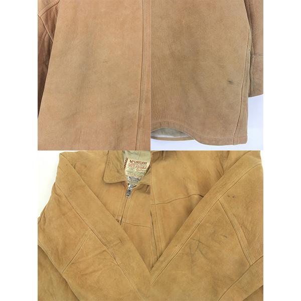 古着 50s USA製 McGREGOR 本革 スエード レザー スポーツ ジャケット