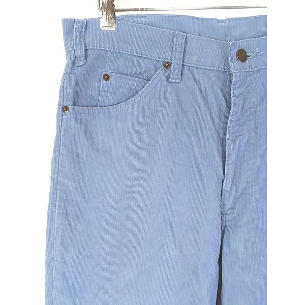 古着 80s USA製 Levi's 517-1512 コーデュロイ パンツ コーズ ブーツカット サックスブルー W34 L30 ミント!! 古着 80s USA製 Levi's 517-1512 コーデュロイ パンツ コーズ ブーツ