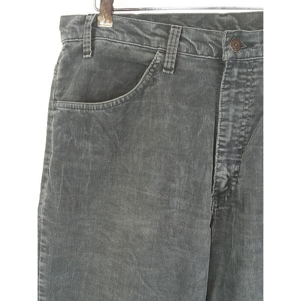 【N11】84年USA製Levi's519コーデュロイパンツグレーW35 古着 80s USA製 Levi's 519-1557 コーデュロイ パンツ コーズ スリム