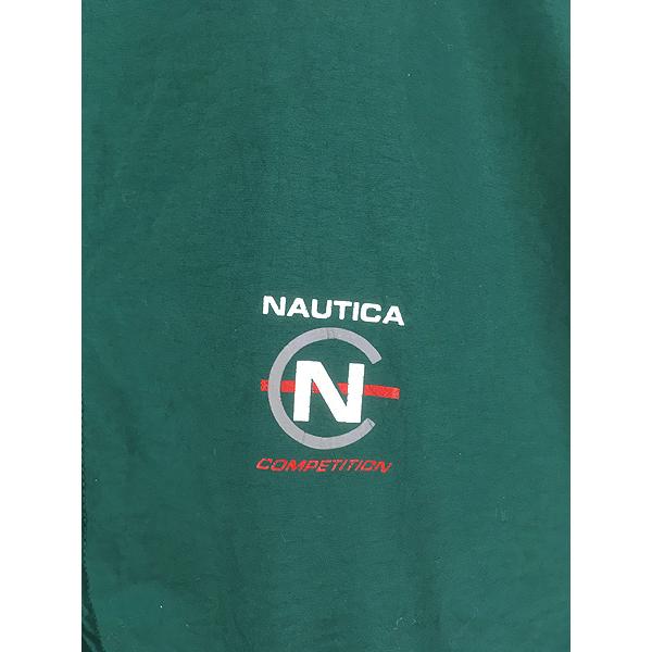 古着 90s Nautica Competition 裏地 メッシュ 両面 ロゴ プリント ナイロン ジャケット XL |  | 02