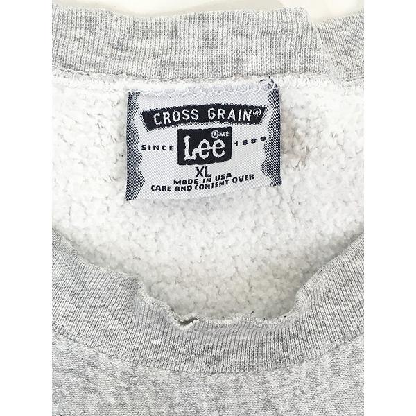 古着 90s USA製 Lee 「YALE」 3段 カレッジ プリント リバース タイプ
