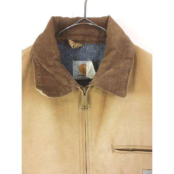 80S　USA製　Carhartt　デトロイトジャケット　裏地ブランケット 80S USA製 Carhartt デトロイトジャケット 裏地ブランケット