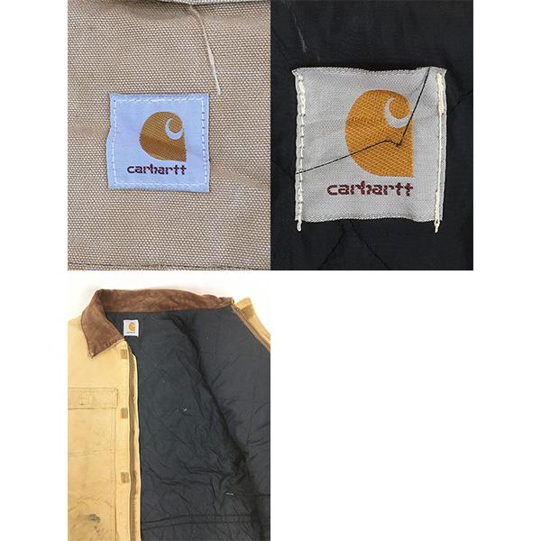 古着 90s- Carhartt ブラウン ダック パデット トラディショナル