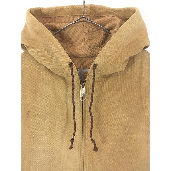 古着 80-90s Carhartt 裏地 メッシュ ブラウン ダック