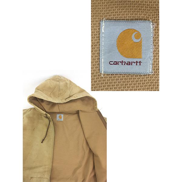 古着 80-90s Carhartt 裏地 メッシュ ブラウン ダック