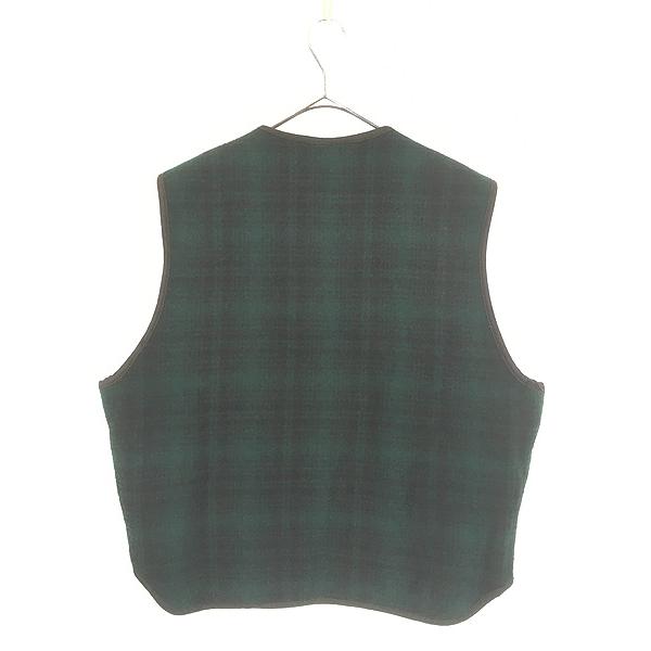 古着 90s USA製 WoolRich 裏ボア オンブレ シャドー チェック ウール