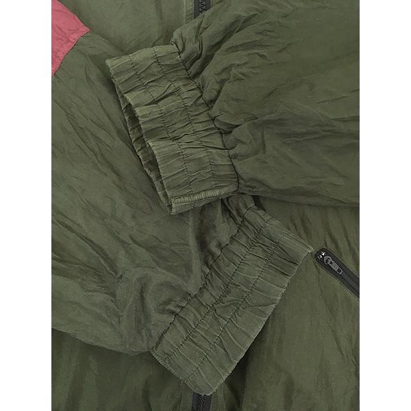 古着 90s ROBERT STOCK 3tone 100% シルク フーデッド ジャケット 