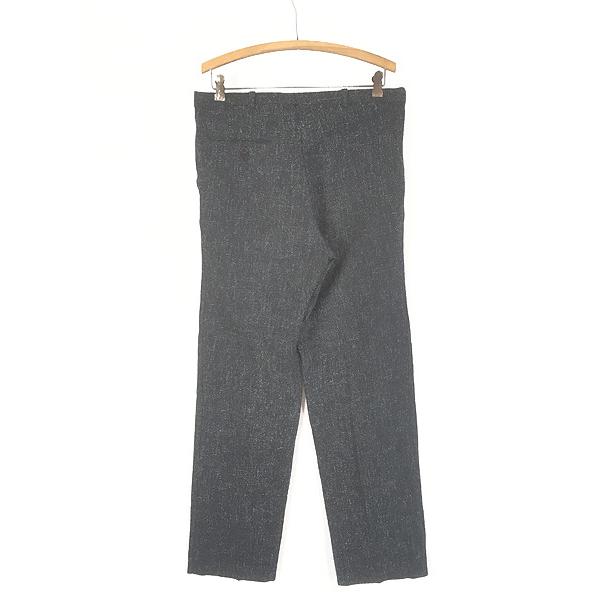 古着 90s COTLER ブラック × ホワイト カスリ ウール タック