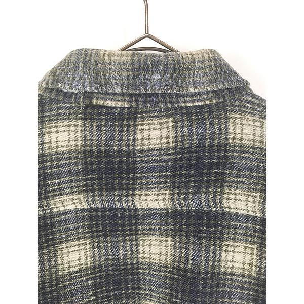 古着 90s American Eagle ブルー オンブレ シャドー チェック