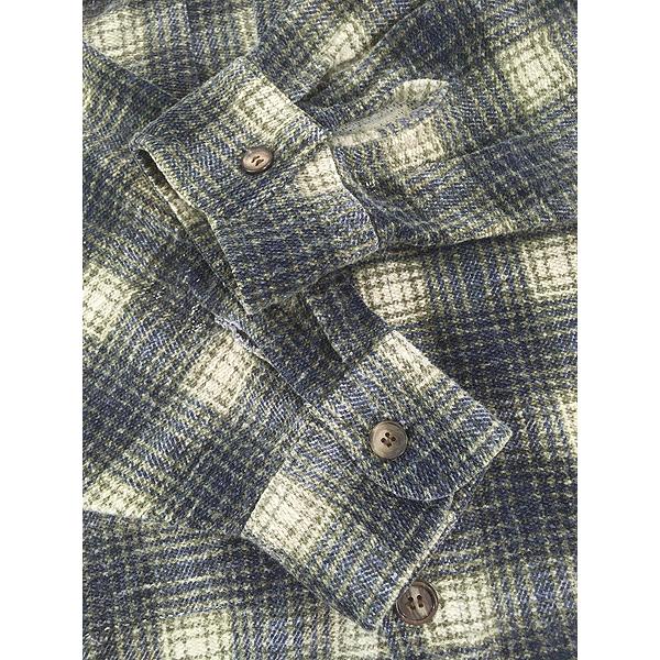 古着 90s American Eagle ブルー オンブレ シャドー チェック