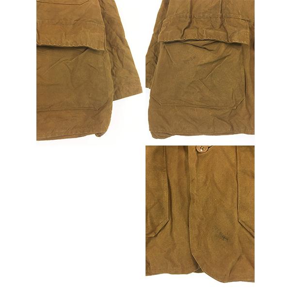 古着 60s Bullseye Bill イエロー × ブラウン 2tone コットン ダック ハンティング ジャケット 42位 古着 60s Bullseye Bill イエロー × ブラウン 2tone コットン ダック