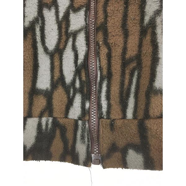 古着 80-90s USA製 Cabela's TREBARK リアルツリー カモ 迷彩 フリース