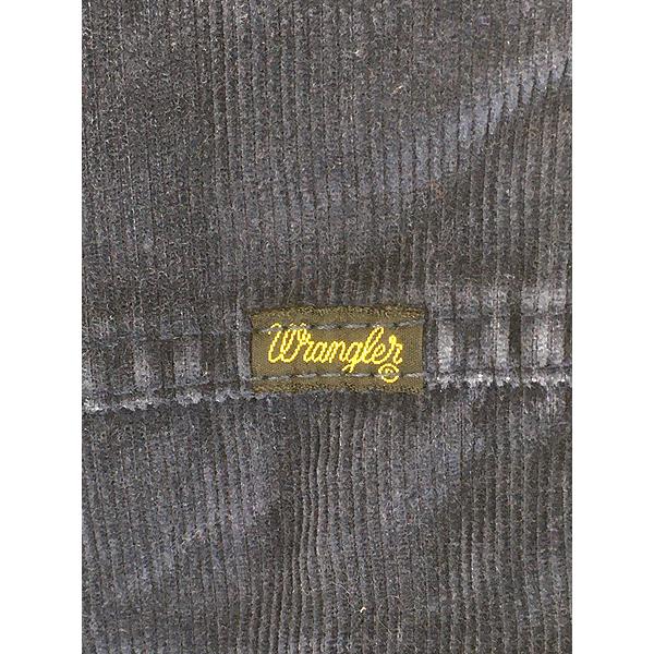 古着 70s USA製 Wrangler ネイビー コーデュロイ ボア ランチ ベスト M 