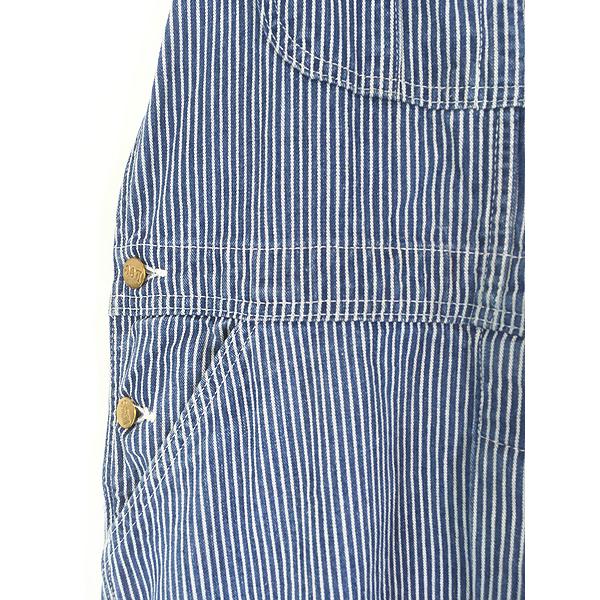 古着 70s USA製 Lee ヒッコリー ストライプ デニム ワーク